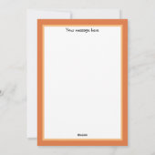 ヴィンテージのハロウィーンの子供のためのハーラー シーズンカード (裏面)