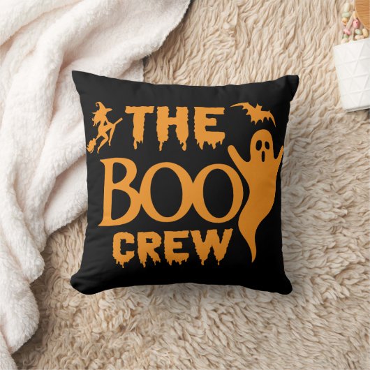 ヴィンテージのハロウィーン怖いブクルー クッション (ブランケット)