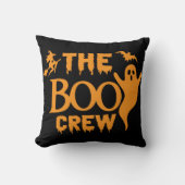 ヴィンテージのハロウィーン怖いブクルー クッション (正面)