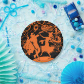 ヴィンテージのハローウィンパーティ ペーパープレート (パーティー)