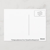 ヴィンテージのハンバー自転車広告 ポストカード (裏面)