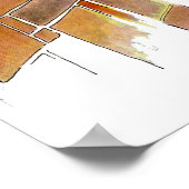 ヴィンテージのハンプティ・ダンプティのナーサリーライムのイラスト ポスター (角)