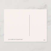 ヴィンテージのハートおよびバラのバレンタインデーの郵便はがき シーズンポストカード (裏面)