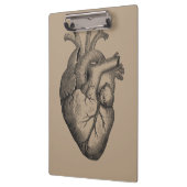 ヴィンテージのハートのイラストレーション クリップボード (左)