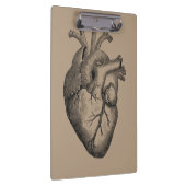 ヴィンテージのハートのイラストレーション クリップボード (右)