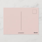 ヴィンテージのハート枠のバレンタイン ポストカード (裏面)