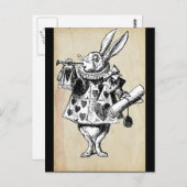 ヴィンテージのハート ポストカード (正面/裏面)