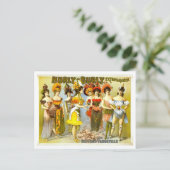 ヴィンテージのハードリー・バーリー・ヴォードヴィル広告 ポストカード (スタンド正面)