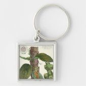 ヴィンテージのハーブ香辛料、黒胡椒の植物 キーホルダー (正面)