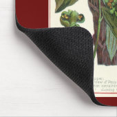 ヴィンテージのハーブ香辛料、黒胡椒の植物 マウスパッド (コーナー)