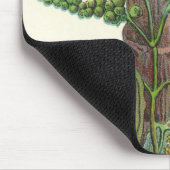 ヴィンテージのハーブ香辛料、黒胡椒の植物 マウスパッド (コーナー)