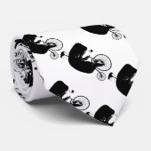 ヴィンテージのバイクのクジラ ネクタイ (ロール)