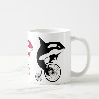 ヴィンテージのバイクのシャチのシャチ コーヒーマグカップ