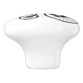 ヴィンテージのバイクのリス セラミックノブ (側面)