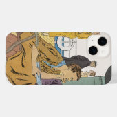ヴィンテージのバケーション、客船のデッキでクルージングする乗客 Case-Mate iPhoneケース (裏面 (横))