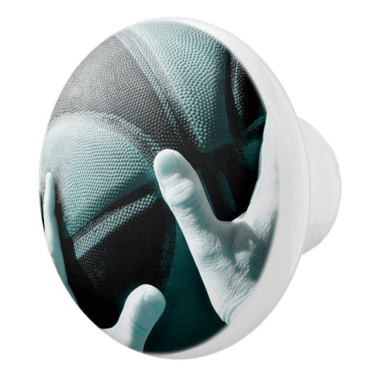 ヴィンテージのバスケットボール セラミックノブ (右)