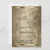 ヴィンテージのバックグラウンド日付の保存 セーブザデート (正面)