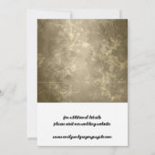 ヴィンテージのバックグラウンド日付の保存 セーブザデート (裏面)