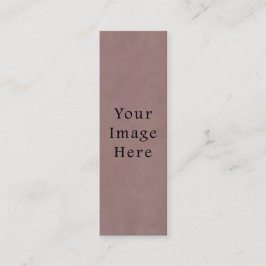 ヴィンテージのバラの挨りだらけのピンクの藤色の古い硫酸紙 スキニー名刺 (正面)