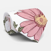 ヴィンテージのバラの花柄 ネクタイ (ロール)