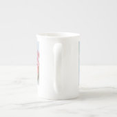 ヴィンテージのバラの骨灰磁器のマグ ボーンチャイナマグカップ (裏面)