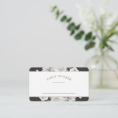 ヴィンテージのバラ結婚席のテーブル番号 プレイスカード (スタンド正面)