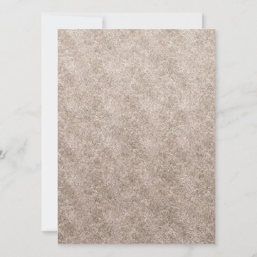 ヴィンテージのバラ金ゴールドダイヤモンドフレーム結婚ズ 招待状 (裏面)