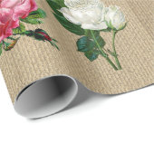 ヴィンテージのバラ ラッピングペーパー (ロールコーナー)