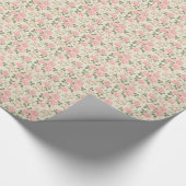 ヴィンテージのバラ ラッピングペーパー (角)