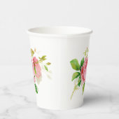 ヴィンテージのバラ 紙コップ (右)