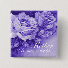 ヴィンテージのバラ 缶バッジ