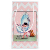 ヴィンテージのバレリーナのギフトバッグ スモールペーパーバッグ (正面)