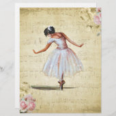ヴィンテージのバレリーナ (正面/裏面)