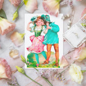 ヴィンテージのバレンタインが私の愛を迎える 招待状