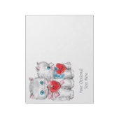 ヴィンテージのバレンタインのカスタムのメモ帳 ノートパッド (回転)