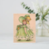 ヴィンテージのバレンタインのセントパトリックの日カード シーズンポストカード (スタンド正面)