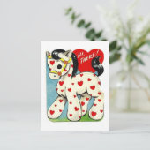 ヴィンテージのバレンタインの子馬 シーズンポストカード (スタンド正面)