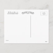 ヴィンテージのバレンタインのSchmuckerの女の子の金ゴールドの蝶 シーズンポストカード (裏面)