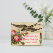 ヴィンテージのバレンタインデー私のハートは…郵便はがきを取ります シーズンポストカード (スタンド正面)