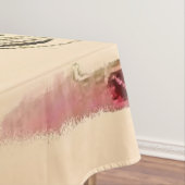 ヴィンテージのバレンタインメッセージのピンクの服 テーブルクロス (インサイチュ)