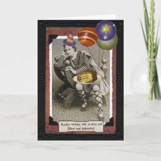 ヴィンテージのバースデー・カード-アルバート カード (正面)