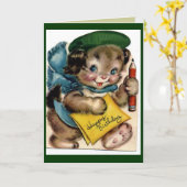 ヴィンテージのバースデー・カード カード (黄色い花)