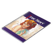 ヴィンテージのバーバラ・スタンウィックの本当の物語の雑誌カバー ノートブック (左側)