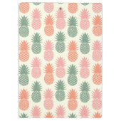 ヴィンテージのパイナップルパターン2 クリップボード (裏面)