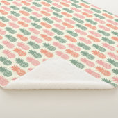 ヴィンテージのパイナップルパターン シェルパブランケット (3/4)