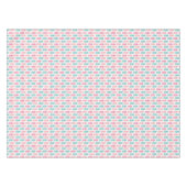 ヴィンテージのパイナップルパターン テーブルクロス (正面(横))