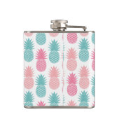 ヴィンテージのパイナップルパターン|モノグラム フラスク (裏面)