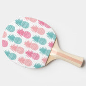 ヴィンテージのパイナップルパターン 卓球ラケット (横)