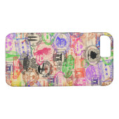 ヴィンテージのパスポートはiPhone 7の場合を押します Case-Mate iPhoneケース (裏面(横))