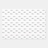 ヴィンテージのパターン1899 ラッピングペーパーシート (正面3)